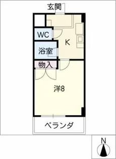 Muse Mizuho【1階】の間取り
