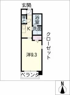 TOYOOKA APARTMENT【2階】の間取り