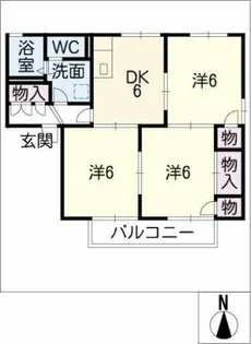 プリムローズ【1階】の間取り
