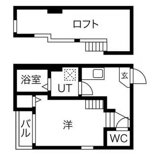 グリーンハイツ伝馬【2階】の間取り