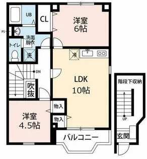 ドリームC【202号室】の間取り