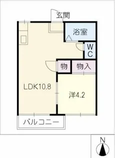 フォーブルY-1【1階】の間取り