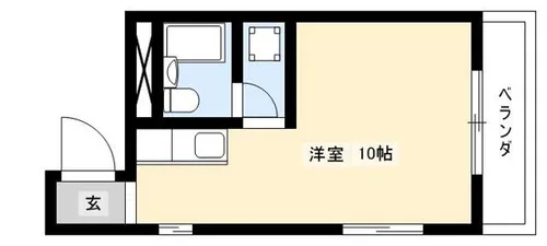 エルハイム浅間町【201号室】の間取り