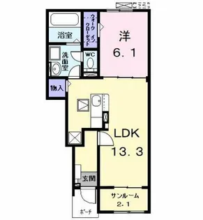 シェラタン(Sheratan)【1階】の間取り