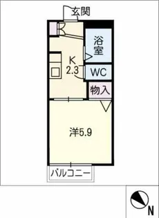 パル貴船【2階】の間取り