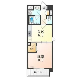ファシルカワト【3階】の間取り