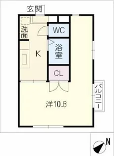 アムール南加木屋【1階】の間取り