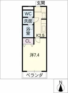 WILL大森【1階】の間取り