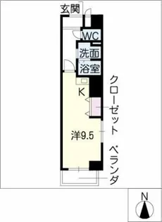 ART VERT【6階】の間取り