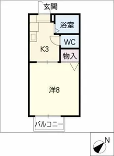 センターヴィレッジ109C棟【1階】の間取り