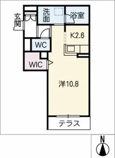 シャーメゾンステージ豊橋【1階】の間取り