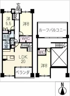 3LDKの間取り画像