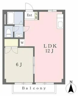 サンビレッジ B棟【2階】の間取り