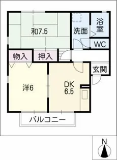 キャンサー336【2階】の間取り