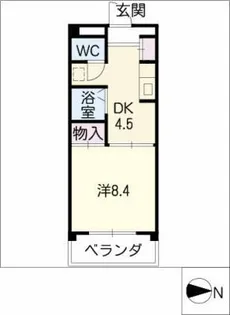 メゾンボヌール【2階】の間取り