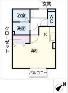 飛鳥【1階】の間取り