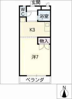 シャトレ旭【2階】の間取り