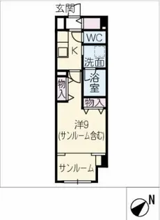 meLiV土橋【1階】の間取り