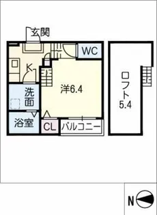 アイビス金山【2階】の間取り