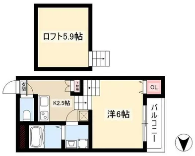 プランドールレガリア【2階】の間取り