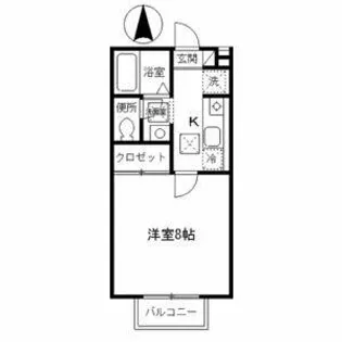 カーサモンテベルデ【2階】の間取り