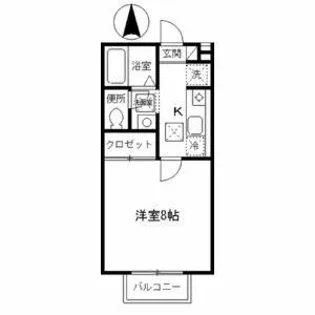 カーサモンテベルデ【2階】の間取り