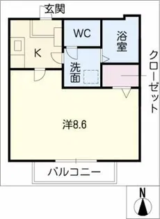 プリミエールIJ【1階】の間取り