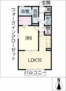 サン スクエア【2階】の間取り