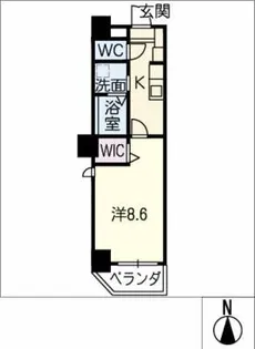 GOLD Ⅲ【3階】の間取り