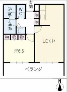 NESPALD西里【3階】の間取り