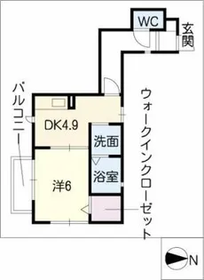 レクサス オタイ【1階】の間取り