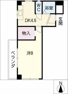 ホーメスト新瑞【3階】の間取り