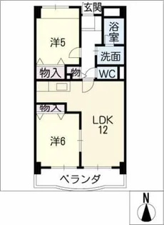 フォーシーズン【3階】の間取り