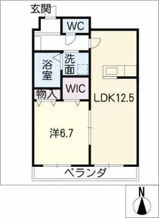 ロジュマン【3階】の間取り