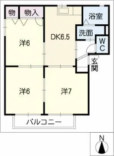 3DKの間取り画像