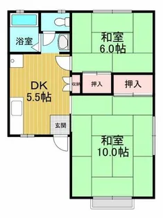 フォーリストハイムB【2階】の間取り