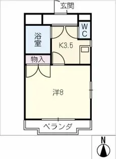 エクセランスⅠ【2階】の間取り