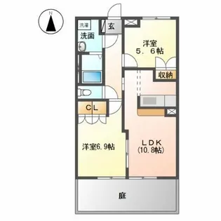 ジョイ パティオ【1階】の間取り