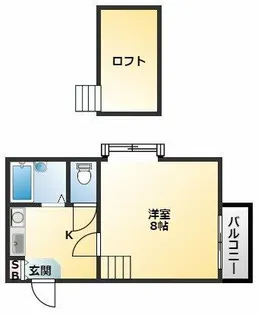 シャルマンハイツ【2階】の間取り