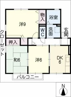 オレンジハウス南館【2階】の間取り