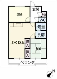 レジデンス羽田【3階】の間取り