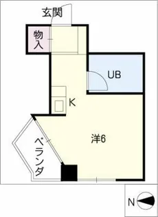 第8スカイパレス【5階】の間取り