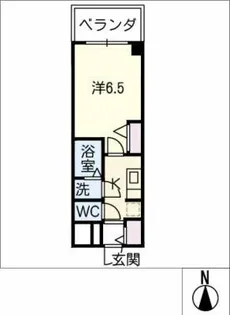 ファステート名古屋駅前ドリーム【4階】の間取り