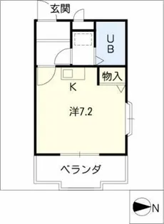 ジュネス原【3階】の間取り