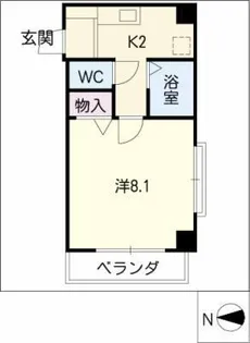 グローリィ【3階】の間取り