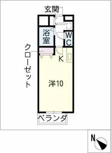フェリシア本山【1階】の間取り