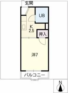 グリーンタウン宮東【1階】の間取り