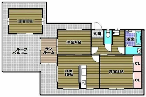 パインリバーⅡ【4階】の間取り