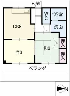GRACE犬山2【2階】の間取り