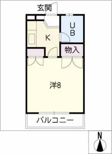 コーポグランメール【2階】の間取り
